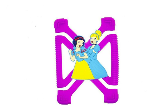 Capas Tablet 7 A 8 Polegadas Infantil Princesas Emborrachada Cor Roxo