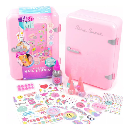 Kit De Belleza Para Niñas Esmaltes, Tatuajes