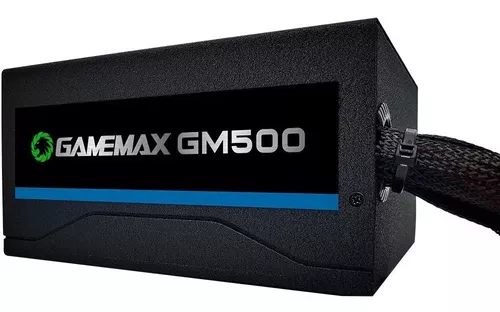 Fonte Gamemax 500W 80 Plus Bronze - GMX GM500 O&M