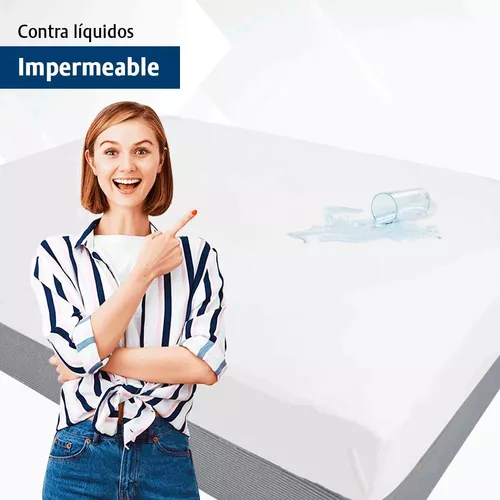 Protector Cubre Colchón Memory Dream Impermeable Queen Size