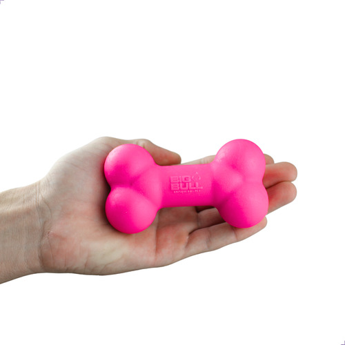 Brinquedo Pet Cachorro Osso Ossinho Anti Stress Raça Pequena Cor Rosa