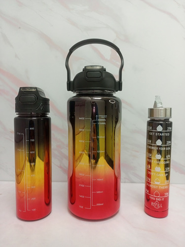 Termo Motivacional Coolers  Tornasol 2l + 0.9l + 0.25l