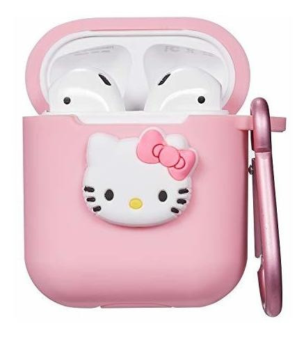 Estuche Logee Kitty Hello Cat Para AirPods 1y 2 Estuche De C