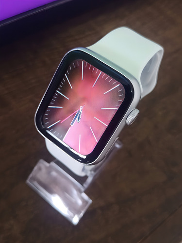 X8 Pro Max Big Smartwatch Séries 8 Caixa Prata Pulseira Branco Bisel Prateado Desenho Da Pulseira Mesh