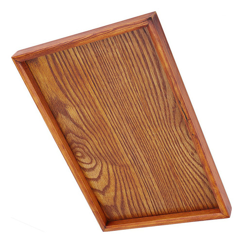 Bandeja De Madera Rectangular Para Servir Té Y Aperitivos
