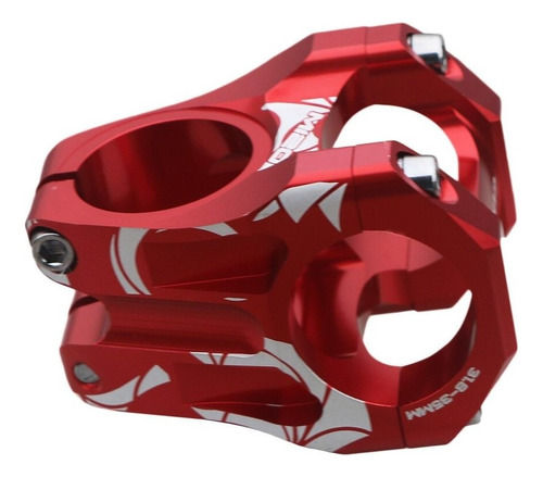 Accesorio Potencia Mtb Rojo Potencia Caída Corta 31,8 Mm