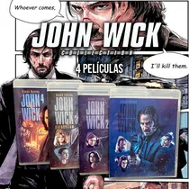 Comprar John Wick Colección De 4 Películas Bd25 Latino