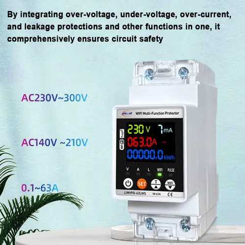 Circuito De Voltaje Inteligente Protector Tuya Breaker