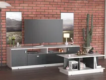 Comprar Combo Mesa Tv Led + Mesa Ratona Melamina Moderno Living