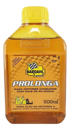 Aditivo Para Motor Cansado Bardahl Prolonga 500ml 4 Uni Kit