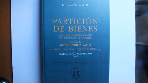 Partición De Bienes 2018, Fernando Alessandri R.