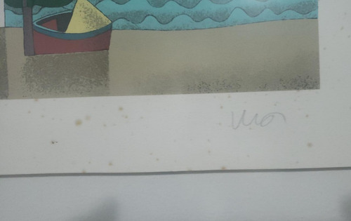 Inos Corradin Gravura Assinada Com Moldura (Usado)