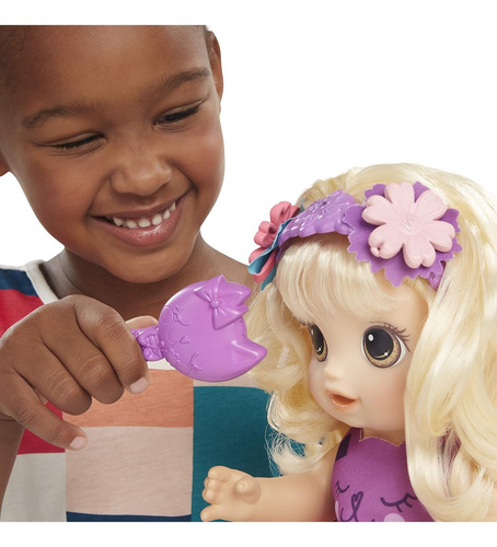 Boneca Baby Alive Penteados Diferente Loira Português Hasbro