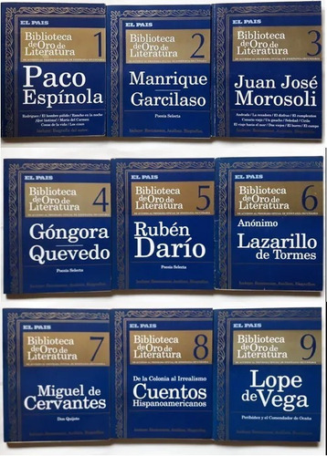 Biblioteca De Oro De Literatura El País 2000 27 Libros C/u