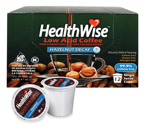 Decaf Coffee K-cups - Soothe Acid Reflux & Heartburn, For Se