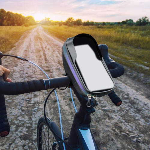 Bolsas Para Manillar De Bicicleta Funda Para Teléfono Con Ca