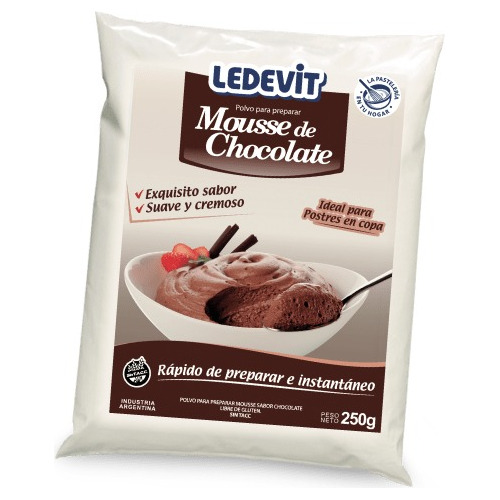 Mousse De Chocolate Ledevit 250gr