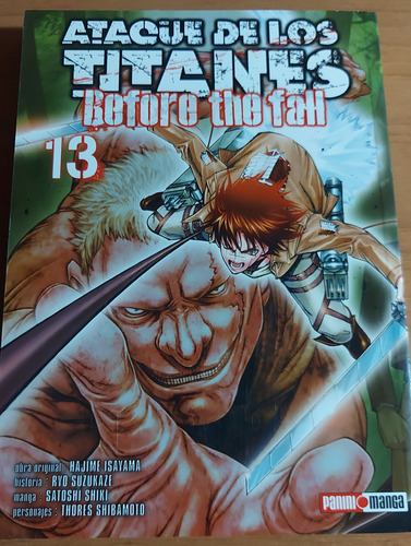 Ataque De Los Titanes: Before The Fall Ryo Suzukaze Tomo 13 (Usado)