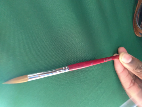 Imagen 2 de 2 de Pincel De Madera Kolinsky Num 8