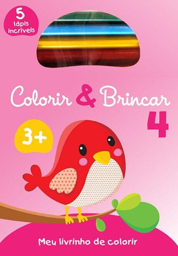 Colorir & brincar 4 : Rosa, de Yoyo Books. Editora Brasil Franchising Participações Ltda, capa mole em português, 2019