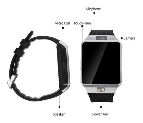 Reloj De Teléfono Celular Dz09 Smart Smartwatch Chip