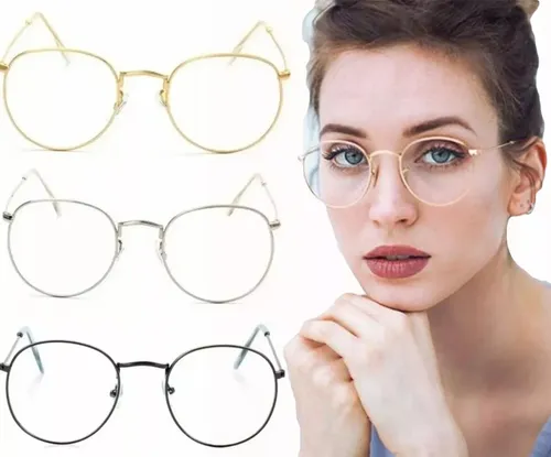 Lentes Oftalmicos Armazón Hipster Para Graduar Redondos