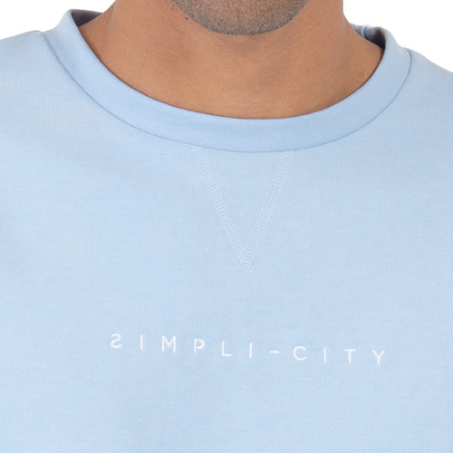 Sudadera Estampada Básica Cuello Redondo Para Hombre Quarry