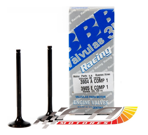 Kit Válvulas 3b Racing Honda Cg Titan 150cc + Resortes Mpi