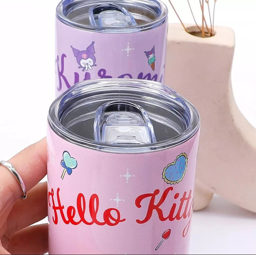 Vaso Termico De Acero Inoxidable Sanrio Rosa Hello Kitty