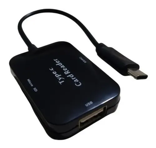 Adaptador Usb Hub Tipo C Lector Usb Tarjeta Micro Sd