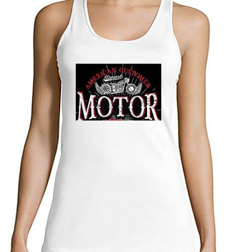 Musculosa Mujer Vehiculos Motor American Custom Moto M1