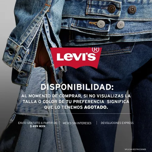 Pantalón Levi's® Mujer 711 Skinny Azul 18881-0012 en venta en