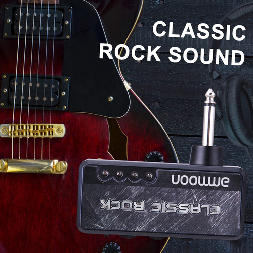 Imagen 6 de 10 de Amplificador De Audio Con Efecto Rock Jack Con Audífonos R