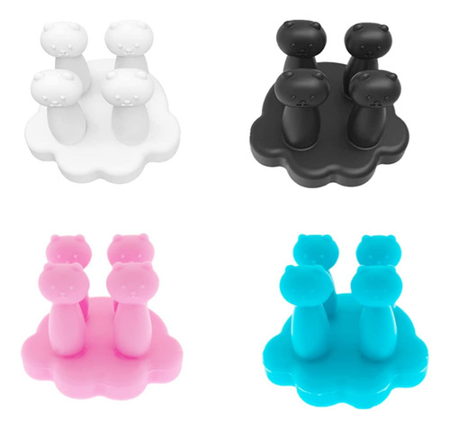 Soportes De Silicona Para Cepillos De Dientes, Multifunciona