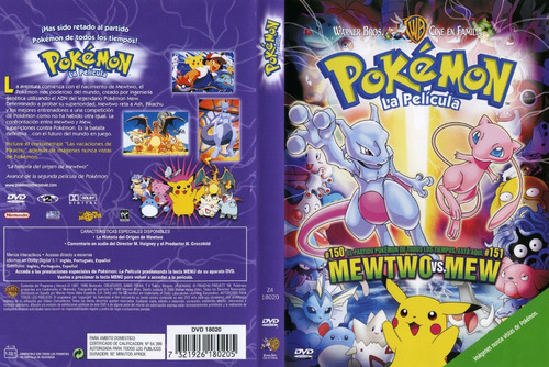 Pokémon 1 - 2 Y 3 - Peliculas - (3 Dvds)