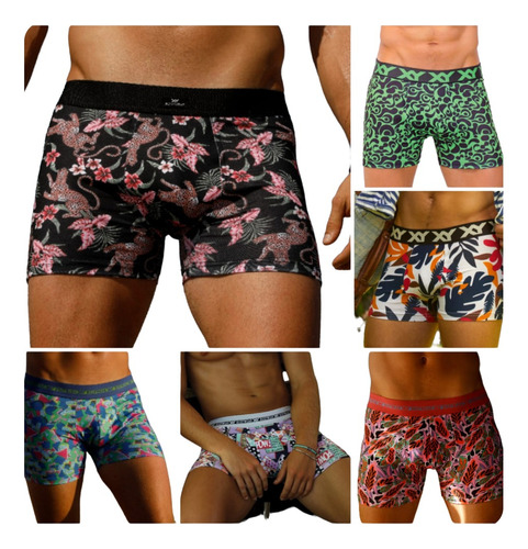 Pack X3 Boxer Cromosoma Xy Algodon/lycra T S-xxl Estampados