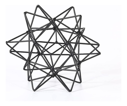 ~? Yilifebes Metal Table Top Decor, 3d Metal Geometric Sculp