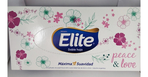 Elite Caja Pañuelos Descartables Carilinas Doble Hoja X 100+