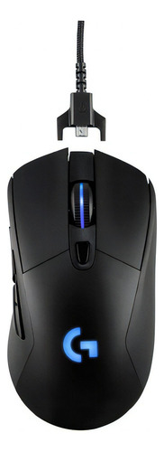 Mouse para jogadores com sensor Hero recarregável sem fio Logitech G703 - preto