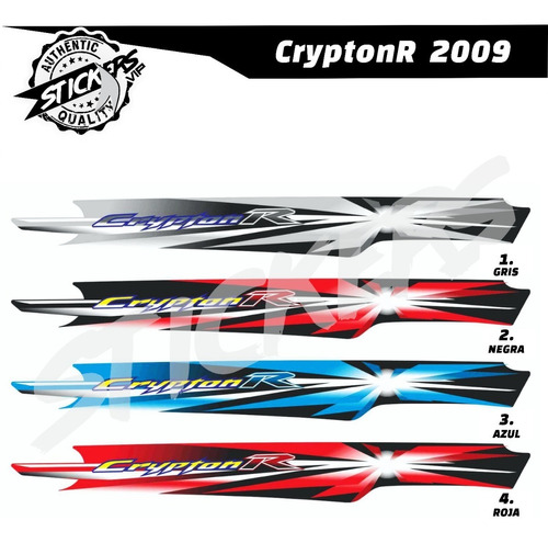 Calcomanias Yamaha Crypton 110  - Sticker Kit - 