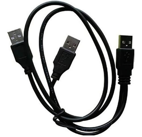 Cable Usb Macho A 2 Macho Para Pc Bases Refrigerantes Laptop