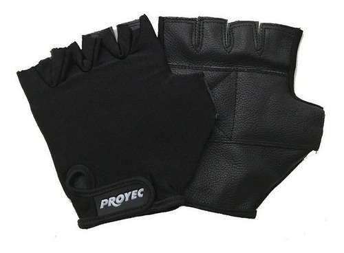 Guantes Gimnasio Gym Proyec Ecocuero Lycra Manopla Cke