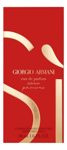 Armani Si Passione Edp Intense 50ml Refilavel