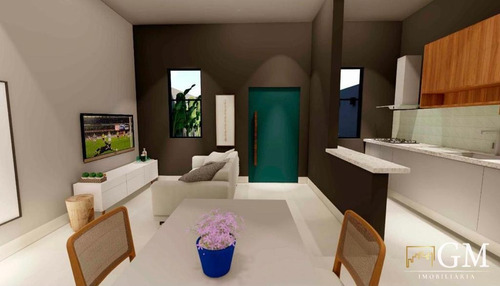 Imagem 2 de 6 de Casa Para Venda Em Presidente Prudente, Parque São Judas Tadeu, 2 Dormitórios, 1 Banheiro - Cbv69011_2-1174132