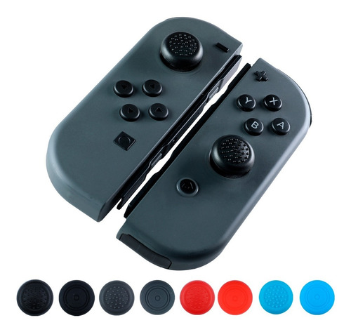 Imagen 1 de 8 de Gomas Control Joystick Nintendo Switch Protector Thumb 2 Pzs