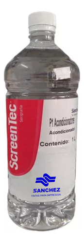 Acondicionador De Tinta P1-0500 Sánchez 1 Litro Serigrafía