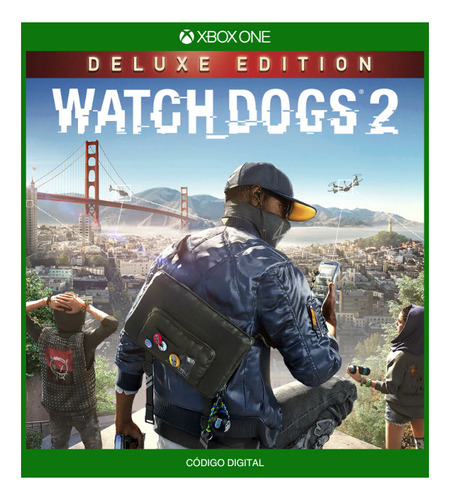 Watch Dogs 2 Deluxe Edition Xbox One - Código De 25 Dígitos