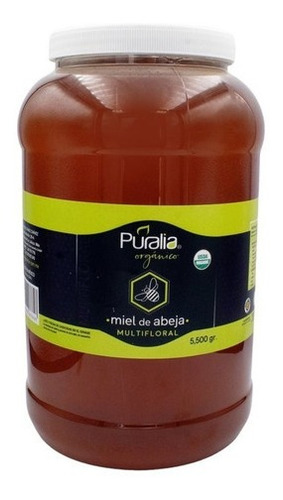 Puralia Orgánica miel multifloral líquida tarro 5500gr