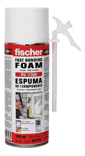 Espuma Poliuretano Expandido Aerosol Pu 1/300 Fischer