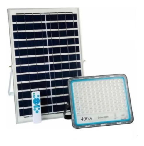 Reflector de foco solar real de 400 W con panel solar y control